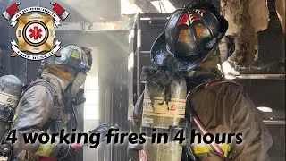 4 Working Fires in 4 Hours, PIO Vlog #2