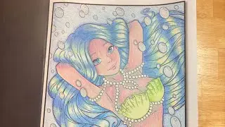 Come Colour With Me! | Trying the @CrayolaLLC Signature coloured pencils in @JadeSummerColoring 