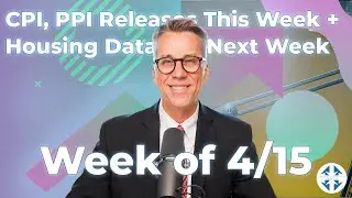 Last Week's CPI, Core CPI, PPI , and Core PPI + Housing Next week | Market Outlook: Week of 4/15