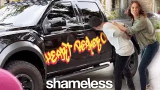 Carl and Debbie Vandalize Kelly’s Truck | Shameless