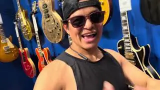 visitando Guitar Center (New York Manhattan)