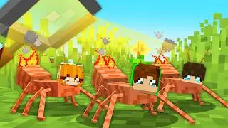 Vida de FORMIGA no Minecraft!