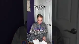 #pov school fire drills: expectation vs reality #shorts
