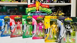 Обзор набора из 6 базовых фигурок Playmates Toys Mighty Morphin Power Rangers Re-ignition