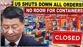 U.S. Shuts Down All Orders on Totally, China-US Shipping Completely Stop, Containers Stuck on Port