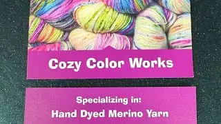 Познакомьтесь с владелицей COZY COLOR WORKS Сэнди #cozyxolorworks #rhienbeck2025 #handdyedyarn