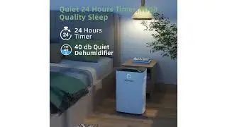 Review: HOGARLABS 50 Pint Dehumidifier - Perfect for Home & Basement Use!