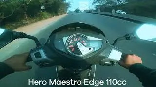 TOP SPEED OF HERO MAESTRO EDGE 110cc