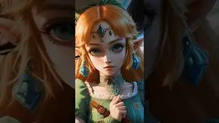 Legend of Zelda Princess in Space #ai #art #animation #stablediffusion