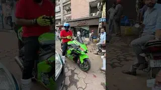 Kolkata public reaction on Zx10r 😍#trendingaudio #superspeed #zx10r #rider #motovlo #fyp # #newbike