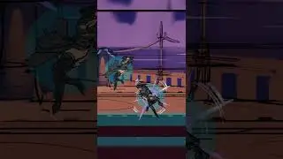 Нашел классное комбо в своем платформере Fighter #indiegame #platformfighter #smashultimate #anime