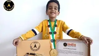 Ayu featured in Indian Book of Records! Testing his Geography skills