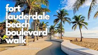 Fort Lauderdale Beach Boulevard Walk | Florida