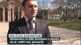 Kosovska policija čuva Gazimestan