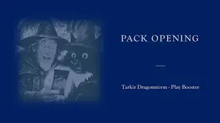 Magic The Gathering - Tarkir Dragonstorm - Play Booster - Открытие набора