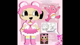 Drawing Shelly (Dandys world x Care bears skin Collab 🩷 🐚) my artstyle for @Qwelver