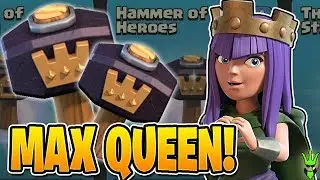 МОЛОТЫ ГЕРОЕВ &mdash; ЭТО СПОСОБ МАКСИМИЗИРОВАТЬ КОРОЛЕВУ! - Clash of Clans