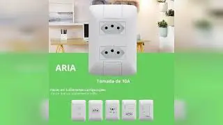 Review: Kit 5 Conjunto Tramontina 2 Tomadas Padr&atilde;o 10a 4x2 Aria Cor Branco