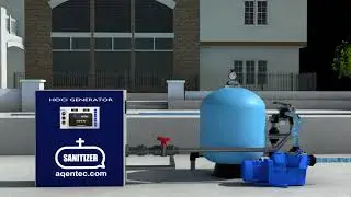 AQentec Water Pool Sterilizing Water Generator