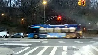 Driving on (E,W) 139th St and St Nicholas Ave, New York, Manhattan