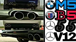 BMW E60 M5 BMW ALPINA B5 MERCEDES E 55 AMG MERCEDES BRABUS E V12 + FAZIT !! Welcher ist schneller ?