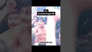POV: You Double Dropped 😂 #rave #techno #festival