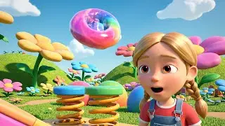 Fall Guys Jelly Runner Trapped on the Bouncy Course | Nursery Rhymes for Kids