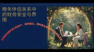 晚年伴侣关系中的财务安全与界限