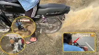 upgraded legend splendor me itni power🤯(top speed)(offroading)