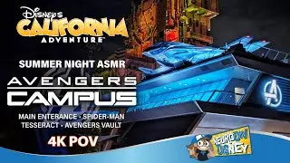 Avengers Campus Sensory Guide 2025 | 4K Binaural Tour w/ Noise Levels Disney's California Adventure