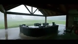 And here comes the sideways rain.
