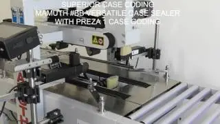 MAMUTH BB Versatile Case Sealer with Preza 1 Case Coding Video