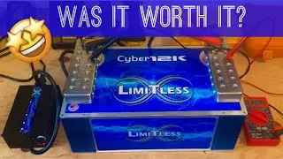 Limitless Cyber 12K lithium car audio battery real world test review. vs AGM
