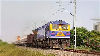 The Unstoppable WDG 5 50003 Bheem Locomotive With BTPGLN Train.