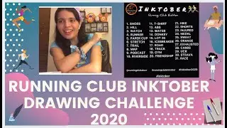 Running Club Inktober Drawing Challenge 2020