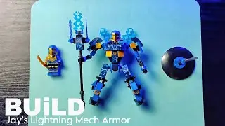 NinjaGo Jay's Lightning Mech Armor Speed Build LEGO Compatible #fyp