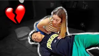 I PASSED OUT PRANK ON GIRLFRIEND (she freaks out)