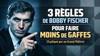 3 règles de Bobby Fischer pour faire MOINS de gaffes (Expliqué par un Grand Maître)