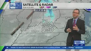 Kentucky weather forecast: 9 a.m. 12/9/25