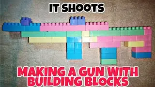 Making a AR gun with building blocks || How make a assault rifle with building blocks