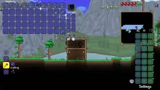 Setting up home and mining! - Terraria