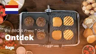 The BBQ & Press&trade; Grill | Bekijk onze veelzijdige, ruimtebesparende grill | Sage Appliances NL