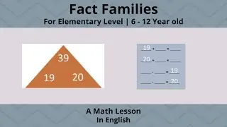 Fact Families - A Math Lesson | Elementary Level