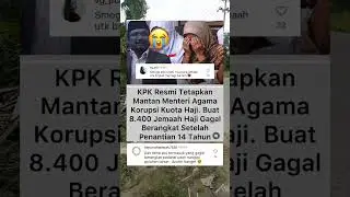 KPK tetapkan Mantan Menteri Agama korups1 Kouta haji #shorts #artist