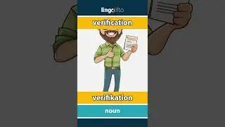 🇬🇧🇩🇰 verification - verifikation : learn English : Lad os l&aelig;re engelsk : vocabulary builder