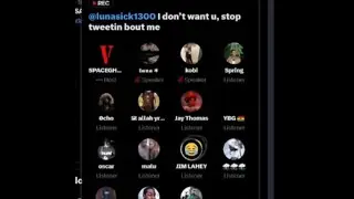 Unhinged SpaceGhostPurrp yelling and screaming death threats on Twitter Spaces (2025)