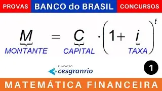 MATEMÁTICA FINANCEIRA 💰 Juros Simples e Compostos CONCURSO BANCO do BRASIL 2025