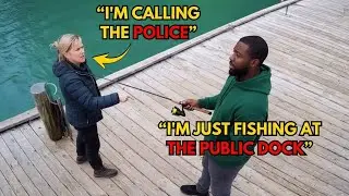 Racist Woman Calls Police On Black Man Fishing At Public Dock &mdash; Gets Instant Karma