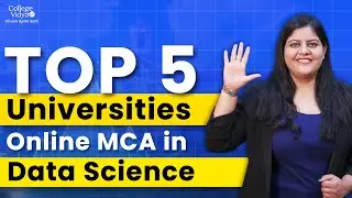 Top 5 Online Universities for Online MCA in Data Science| Compare & Select the Best University💯