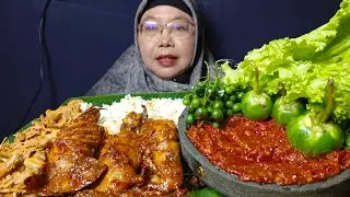 Cumi bakar pedas mercon oseng rebung teri sambel terasi lalapan lenca terong daun selada